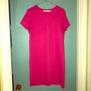 Like New Adrienne Vittadini Pink Tee Dress Sz 10